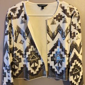 Express Sequence Blazer. Women’s Medium.